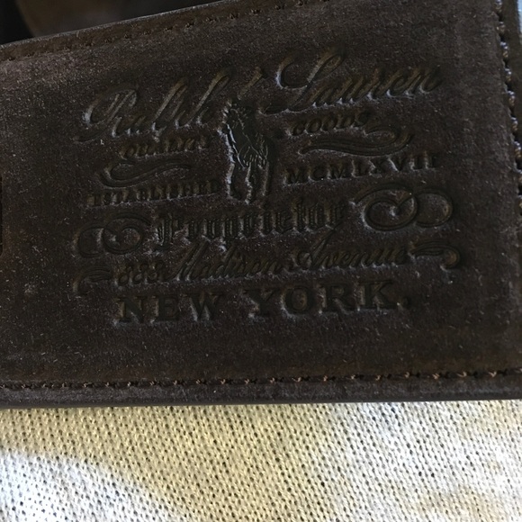 RALPH LAUREN RICH CHOCO BROWN SUEDE FRINGED HOBO - Picture 6 of 7